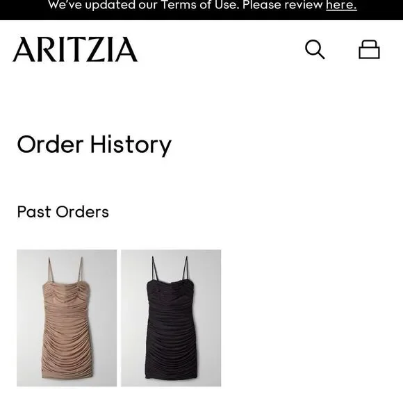 Aritzia Women's Tan and Brown Dress - Picture 5 of 5